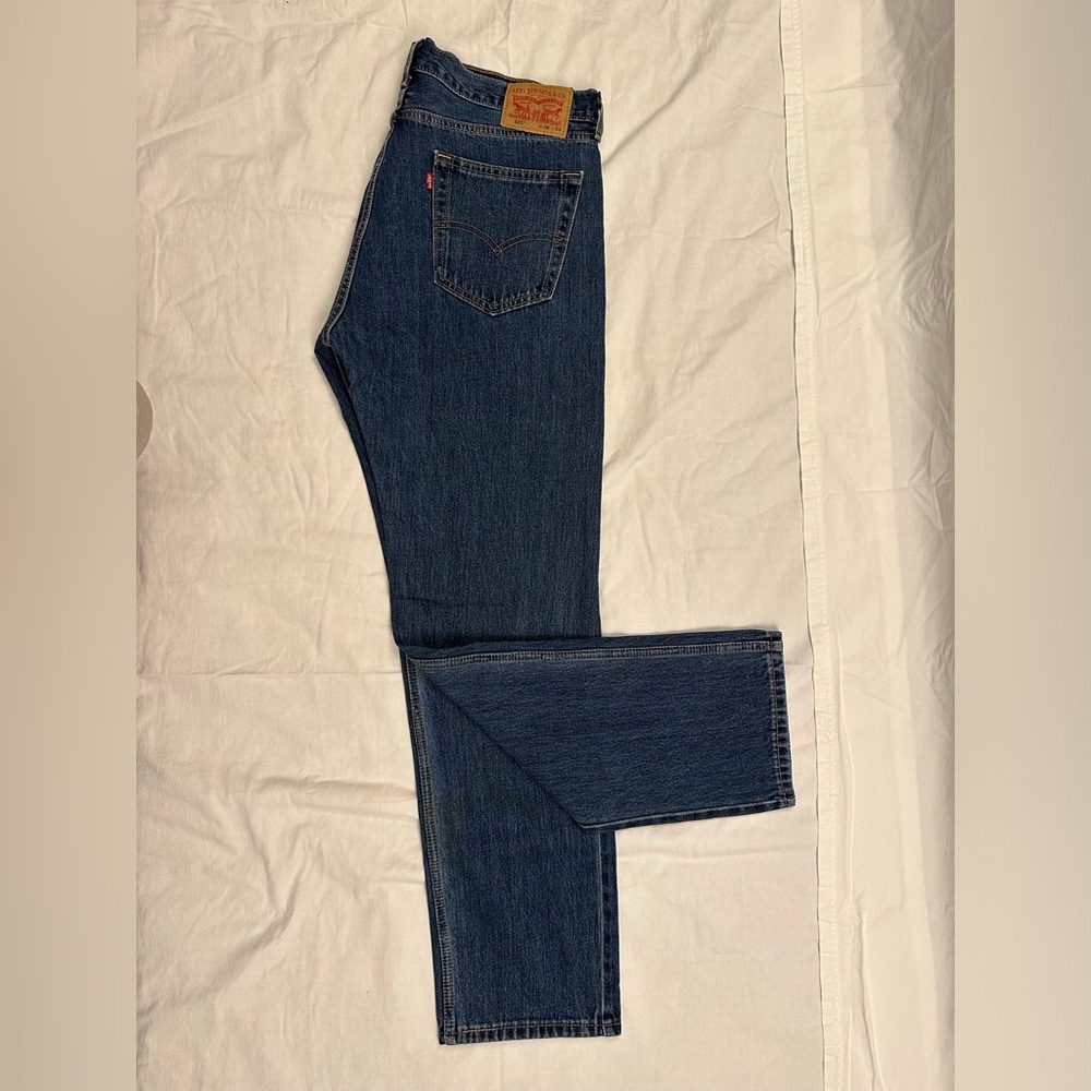 Levi’s 505 Relaxed Fit Jeans 36x34 New Without Tags Original Blue